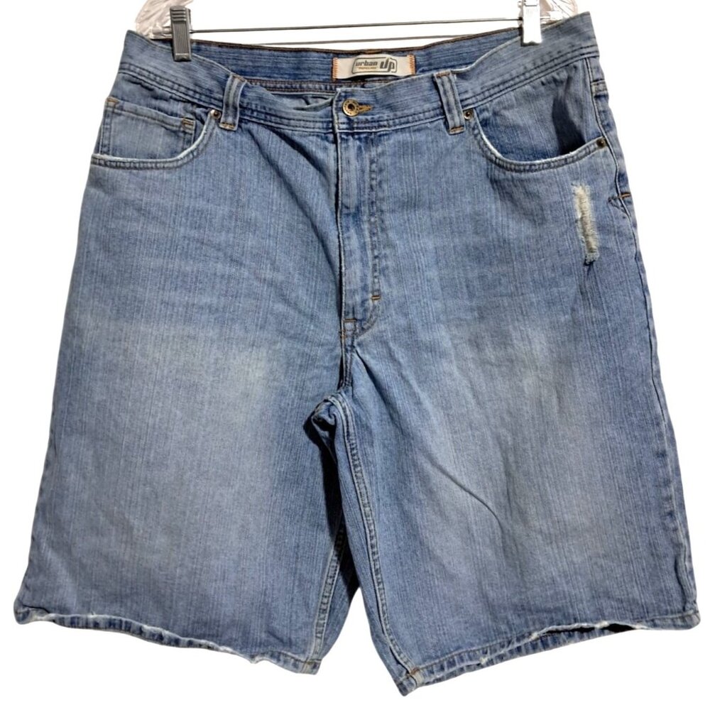 Urban Pipeline Denim Shorts Mens Size 36 Blue‎ Jean Y2k Baggy Skate